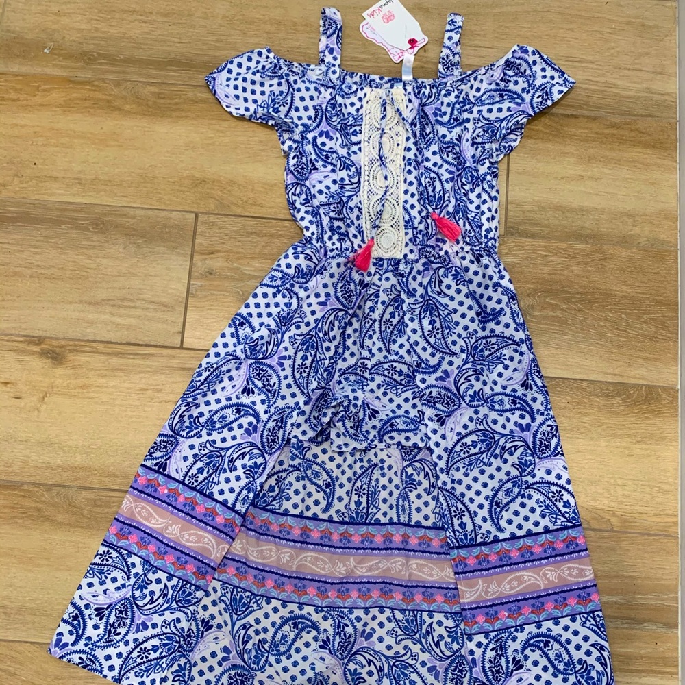 NWT skirted shirts Romper girls size 12